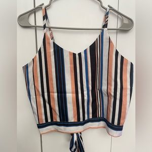 Tie back Crop Top